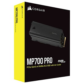 CORSAIR｜コルセア CSSD-F4000GBMP700PRO 内蔵SSD PCI-E Gen5接続 MP700 PRO(ヒートシンク付) [4TB /M.2]【PCパーツ】お一人様1台限り