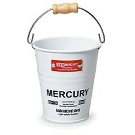 MERCURY｜マーキュリー マーキュリーブリキミニバケツ ホワイト NEBUMBWH【処分品の為、外装不良による返品・交換不可】