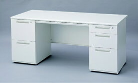 アイリスチトセ｜IRIS CHITOSE 【SSDシリーズ】両袖デスク（ホワイト/幅1600×奥行700×高さ700mm） ホワイト【キャンセル・返品不可】