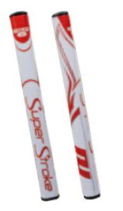 スーパーストローク|Super Stroke パター用 ゴルフグリップ スーパーストローク Zenergy Flatso 2.0(幅:27.4×長さ267mm・口径:58/WH/RD) GR249