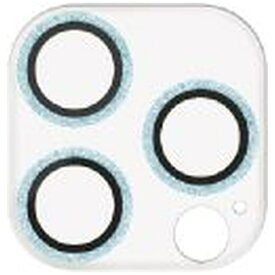 ELECOM｜エレコム iPhone 14 Pro / 14 Pro Max カメラフィルム ガラス グリッター仕様 &me ブルー PM-A22CFLLP5BUG
