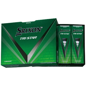 ダンロップ スリクソン｜DUNLOP SRIXON ゴルフボール SRIXON TRI-STAR スリクソン TRI-STAR ホワイト [12球（1ダース）]