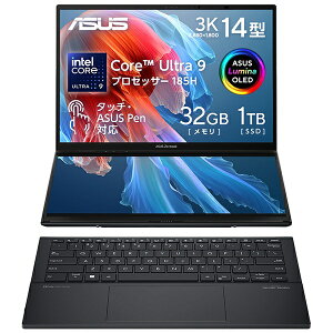 yGg[ōőSz|CgҌb9/11z ASUSbGCX[X m[gp\R Zenbook DUO UX8406MA CNEFO[ UX8406MA-U9321WS [14.0^ /Windows11 Home /intel Core Ultra 9 /F32GB /SSDF1TB /Offic