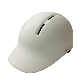 TOP｜トップ 自転車用ヘルメット カジュアルSGヘルメットBC(フリーサイズ：57cm以上〜60cm未満/Mホワイト) CSGBCM Mホワイト【返品不可】