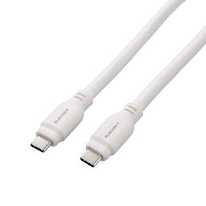 ELECOMbGR ^CvC P[u USB Type C to Type C 1.5m PD 100W USB10Gbps y MacBook Pro iPad iPhone  Type-C @Ή z zCg MPA-CC1G15WH