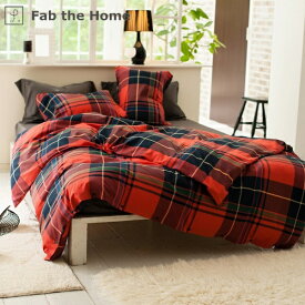 ファブザホーム｜Fab the Home 【掛け布団カバー】 ハイランド 190×210cm パプリカ FH123156-240 [ダブルサイズ]