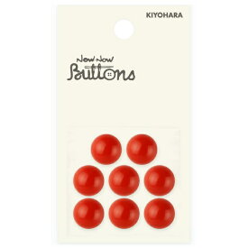 清原｜KIYOHARA ナウナウボタン 目玉ボタン 山高型 11.5mm 赤 NWN4161