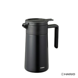 ハリオ｜HARIO セラミックコーティング　真空二重保温ポット ブラック CHP-600-B