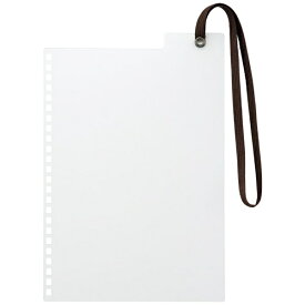 リヒトラブ｜LIHIT LAB. カスタマイズ オープンリングノート ゴムバンド付き下じき [A5] 乳白 N2904-1