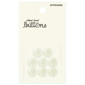清原｜KIYOHARA ナウナウボタン 貝調シャツボタン 4つ穴 10mm 生成 NWN1255