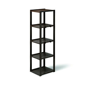 吉川国｜Yoshikawakuni シューズラックCUBE5段（ショコラブラウン）