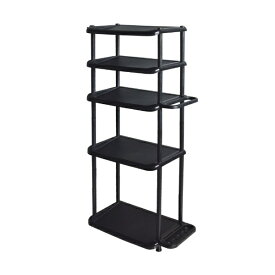 吉川国｜Yoshikawakuni シューズラックロング5段（ブラック）