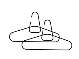 ゾーン｜ZONE 2P ハンガー A-COLLECTION 12445