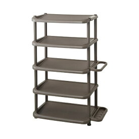 吉川国｜Yoshikawakuni シューズストレージワイド5段（ブラウン）