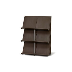 吉川国｜Yoshikawakuni シューズラック3段（ブラウン）