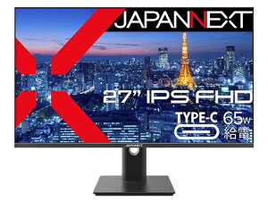yGg[ōőSz|CgҌb10/5z JAPANNEXTbWplNXg USB-Cڑ PCj^[ JN-IPS27FHDR-C65W-HSP [27^ /tHD(1920×1080) /Ch /100Hz]