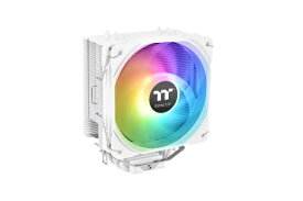 THERMALTAKE｜サーマルテイク CPUクーラー 120mmファン [LGA1700/1200/1156/1155/1151/1150・AM5/AM4/AM3+/AM3/AM2+/AM2/FM2/FM1] UX200 SE White ホワイト CL-P116-AL12SW-A