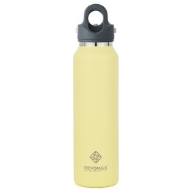 REVOMAX｜レボマックス 炭酸対応真空断熱ボトル 16oz［473ml/ワンタッチ］ REVOMAX バターイエロー DWF-16756S-176L-JP-V3 [炭酸対応]