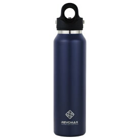 REVOMAX｜レボマックス 炭酸対応真空断熱ボトル 16oz［473ml/ワンタッチ］ REVOMAX ネイビー DWF-16750S-JP-V3 [炭酸対応]