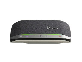 Poly｜ポリー PPSYNC-20PLSMRTL スピーカーフォン Bluetooth / USB-C＋USB-A接続 SYNC 20+ TEAMS BT700 USB-A シルバー [USB・充電式]