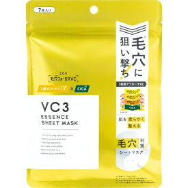 PDC｜ピーディーシー 毛穴フォーカスVC3 VC3シートマスク 7枚入