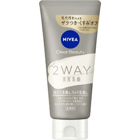 花王｜Kao NIVEA（ニベア）クリアビューティー2WAY美容洗顔 120g