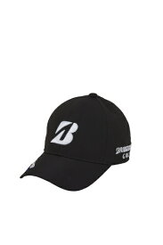 【エントリーで最大全額ポイント還元｜7/18迄】 ブリヂストン｜BRIDGESTONE メンズ プロモデルキャップ ブラック CPG24A [メンズ /フリーサイズ：約56~59cm]【返品交換不可】