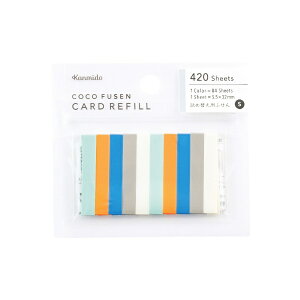カンミ堂|Kanmido ココフセンカード リフィル Sサイズ COLOR ノルディック CFC-9202