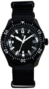 ioEHb`bNAVAL WATCH Royal Marine Diver Type ubN/ubN MIL05BK/BK