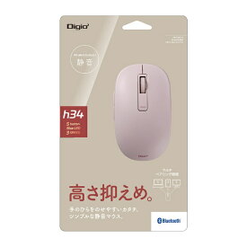 ナカバヤシ｜Nakabayashi マウス (Chrome/iPadOS/iOS/Mac/Windows11対応) ピンク MUS-BKF219P [BlueLED /無線(ワイヤレス) /5ボタン /Bluetooth]