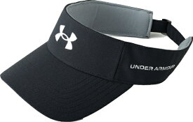 アンダーアーマー｜UNDER ARMOUR レディース UAドライバー アジャスタブル バイザー ブラック 1384857 [レディース /フリーサイズ：頭周り55.9cm]【返品交換不可】
