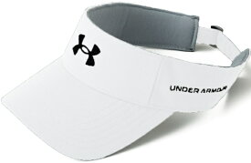 アンダーアーマー｜UNDER ARMOUR レディース UAドライバー アジャスタブル バイザー ホワイト 1384857 [レディース /フリーサイズ：頭周り55.9cm]【返品交換不可】