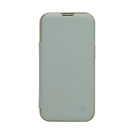 HAMEE｜ハミィ [iPhone 14/13専用]iFace Cardina 2nd ダイアリーケース くすみグリーン 41-958476