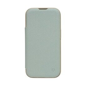 HAMEE｜ハミィ [iPhone 15専用]iFace Cardina 2nd ダイアリーケース くすみグリーン 41-966679