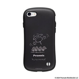HAMEE｜ハミィ [iPhone SE(第2/3世代)/8/7専用]PEANUTS/ピーナッツ iFace First Classケース くすみブラック/ウッドストック 41-970317