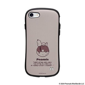 HAMEE｜ハミィ [iPhone SE(第2/3世代)/8/7専用]PEANUTS/ピーナッツ iFace First Classケース くすみグレージュ/ドーナツ 41-970355