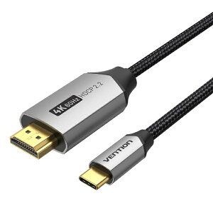 VENTIONbxV USB-C  HDMI P[u [f /1.5m /4KΉ] ubN CR-2090