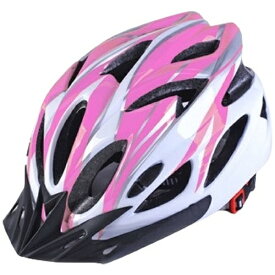 Royal Monster｜ロイヤルモンスター 自転車用ヘルメット(フリーサイズ：頭囲:約59〜67cm) ホワイト×ピンク RM-HELMET【返品不可】