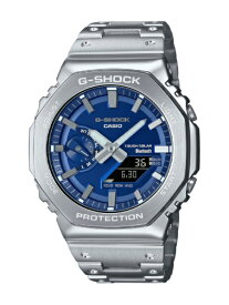 CASIO｜カシオ 【Bluetooth搭載ソーラー時計】G-SHOCK（Gショック）フルメタルシリーズ シルバー GM-B2100AD-2AJF