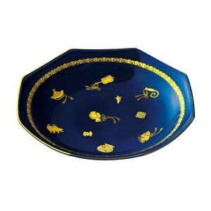 【エントリーで最大全額ポイント還元|11/5迄】 香蘭社|KORANSHA ルリ宝づくし 八角皿 R724-EV8