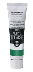 ターナー色彩｜TURNER COLOUR 普通色 40ml アクリルガッシュ パーマネントグリーンミドル AG040043