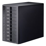 センチュリー｜Century Corporation HDDケース USB-C＋USB-A接続 裸族のスカイタワー 10Bay USB10G IS(Ma…