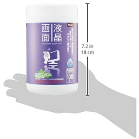 ナカバヤシ｜Nakabayashi Digio 液晶画面用ウェットタイプクリーナー （ボトルタイプ・100枚）　DGCW-B3100[DGCWB3100]