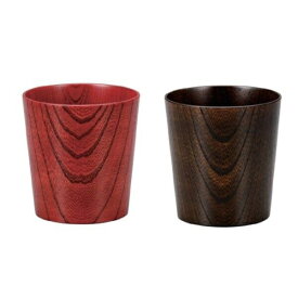 まえじゅう漆器｜MAEJYU SHIKKI 7B-120 にっぽんの木 欅カップペア