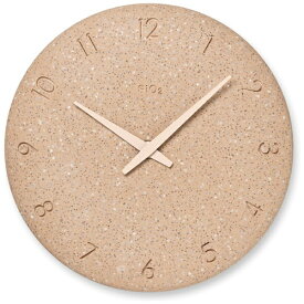 タカタレムノス｜Lemnos 珪藻土の時計 洗い出し ピンク NY2306PK