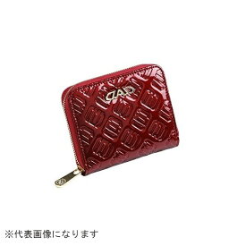 GARSON｜ギャルソン DADウォレット　エナメルディープレッド/ゴールド LE043-14