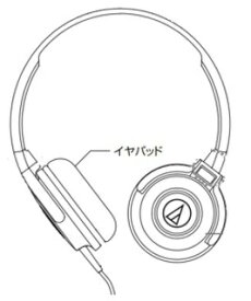 オーディオテクニカ｜audio-technica イヤーパッド 1ペア ブラックブルー HP-S100BBL