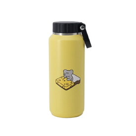 アカツキコーポレーション ANDY ステンレスボトルハンドル付 500ml イエロー 555008