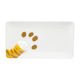 サンアート｜SUN ART かわいい食器 「横から猫」 どろぼう 猫魚プレート 皿 約26×15cm とらねこ