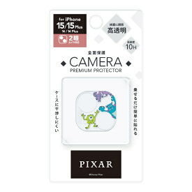 PGA｜ピージーエー iPhone 15/15 Plus/14/14 Plus用 カメラフルプロテクター Premium Style モンスターズ・インク PG-D23ACLG07MOI